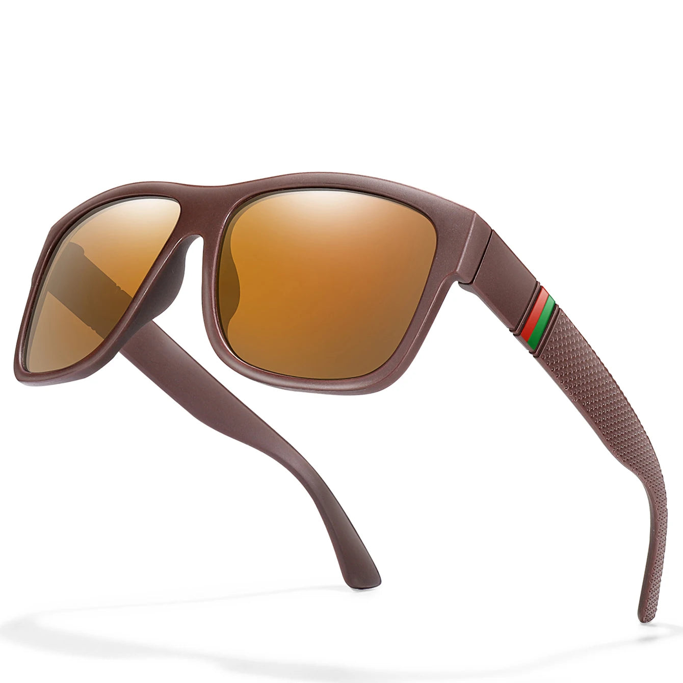 🕶️☀️ Κλασικά Ανδρικά Polarized Γυαλιά Ηλίου – Τετράγωνος Σκελετός, UV400 Προστασία & Vintage Στυλ 🚴‍♂️🎣