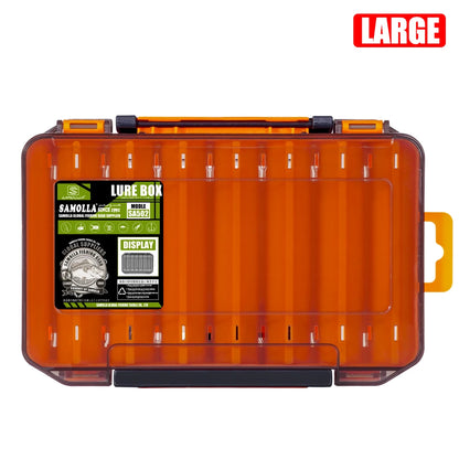 🎣 Fishing Tackle Box – Διπλής Όψης Θήκη Αποθήκευσης για Δολώματα & Αγκίστρια με 14 Χωρίσματα 🐟