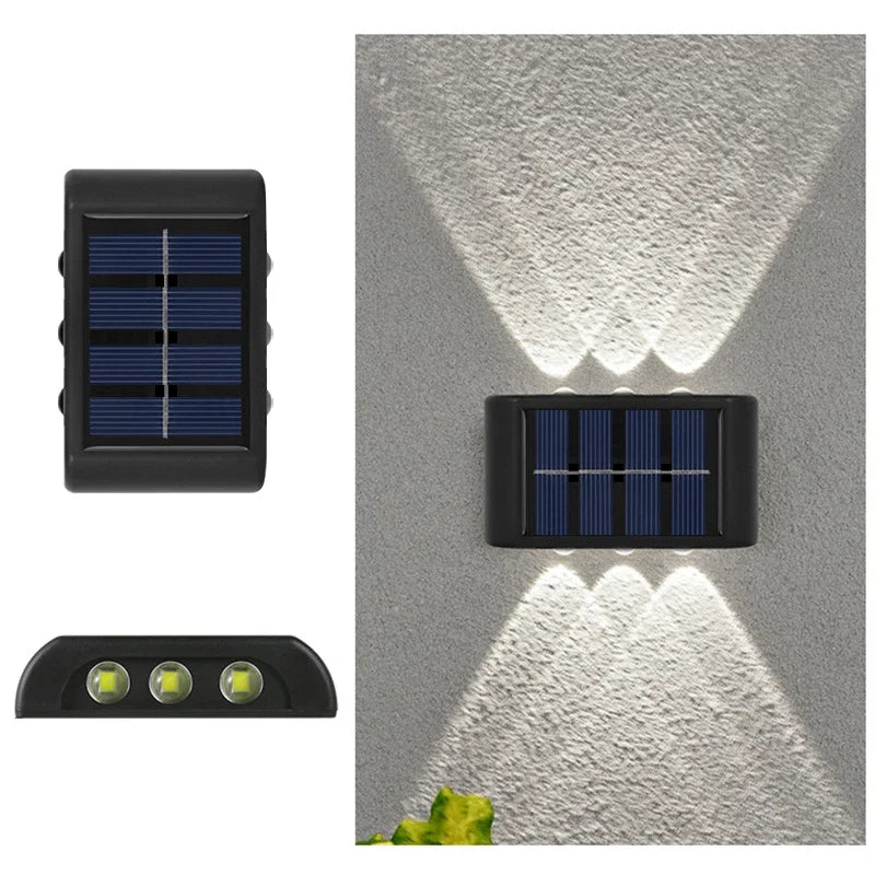☀️ Solar LED Απλίκα Εξωτερικού Χώρου – Αδιάβροχη IP65 με Αυτόματη Λειτουργία 🌙✨