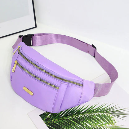 🎒💦 Fanny Pack – Αδιάβροχη Τσάντα Μέσης με Ρυθμιζόμενο Ιμάντα για Γυναίκες 👟✈️