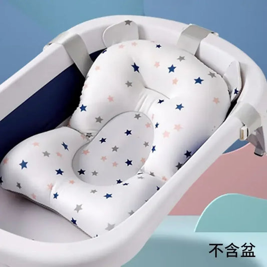 🛁👶 Baby Bath Seat Support Mat – Αναδιπλούμενο Μαξιλάρι & Κάθισμα Μπανιέρας για Νεογέννητα Άνετο, μαλακό και αντιολισθητικό, για ασφαλές και απολαυστικό μπάνιο! 💖💦