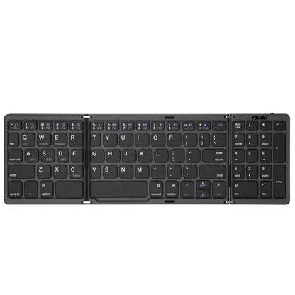 💻🔗 3-Folding Bluetooth Keyboard με Touchpad – Πτυσσόμενο, Επαναφορτιζόμενο, Συμβατό με Windows, Android & iOS! Μικρό σε μέγεθος – Μεγάλο σε δυνατότητες! ✨