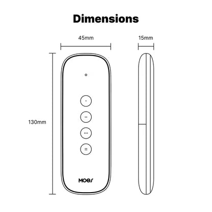 🔘 Tuya ZigBee Smart Scene Switch – 4 Κουμπιά | Ασύρματο | 12 Σενάρια | Αυτοματισμοί Smart Home