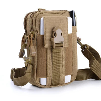 🎒📱 Ανδρική Τσαντάκι Ζώνης – Αδιάβροχο Nylon Molle Pouch με Θήκη Κινητού & Πολυχρηστική Σχεδίαση 🛠️🌲