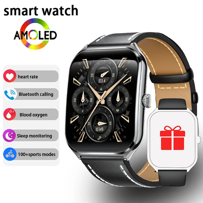 ⌚ New Ultra Thin Smart Watch 1.96" AMOLED – Κομψό, Έξυπνο & Υψηλής Ανάλυσης