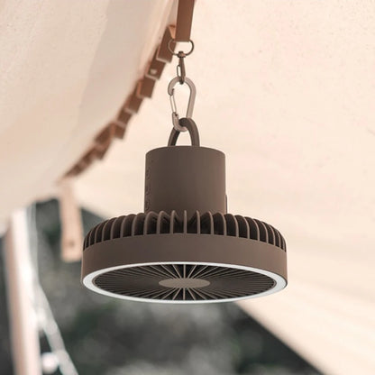 🌀🔋 Φορητός Ανεμιστήρας Camping με LED & Power Bank – 2 σε 1 για Δροσιά & Φωτισμό! 🔋🌀  Rechargeable Camping Fan with LED & Power Bank