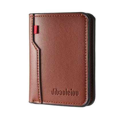 👛 Ανδρικό Mini Πορτοφόλι – Ultra-thin PU Leather, Κομψό & Ελαφρύ 💼✨