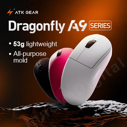🐉⚡ ATK Dragonfly A9 / A9 Plus – Ultra Wireless Gaming Mouse με 8K Polling & PAW3395/3950