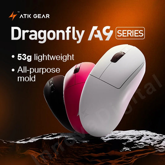 🐉⚡ ATK Dragonfly A9 / A9 Plus – Ultra Wireless Gaming Mouse με 8K Polling & PAW3395/3950