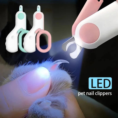 💡 LED Pet Nail Clipper – Επαγγελματικό Κόφτης Νυχιών με Φως & Κλείδωμα Ασφαλείας | Για Σκύλους & Γάτες | Ανοξείδωτος & Ανθεκτικός