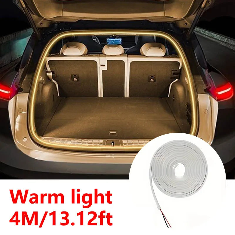 🚗✨ High Brightness Car Trunk LED Lighting – Automatic Sensor Operation (2M / 4M) ✨🚗