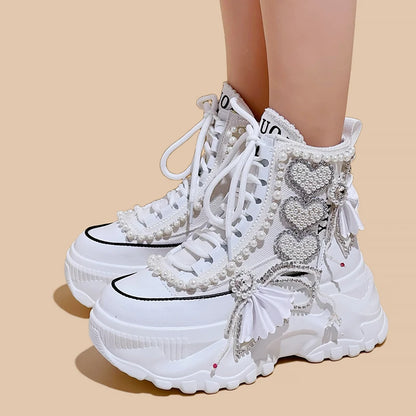 👟✨ Γυναικεία Sneakers με Παχύ Σόλα 8cm – Στυλ, άνεση & ύψος σε κάθε σου βήμα!