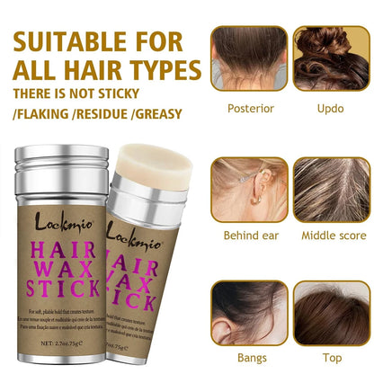 💇‍♀️✨ LOCKMIO Hair Wax Stick – Κατά του Frizz & για Τέλειο Styling 🎯