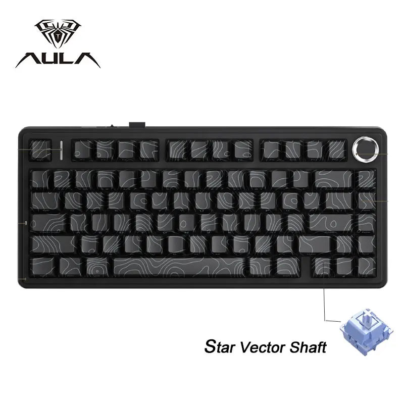 AULA F75 Gaming Mechanical Keyboard RGB – 75% Wireless Layout