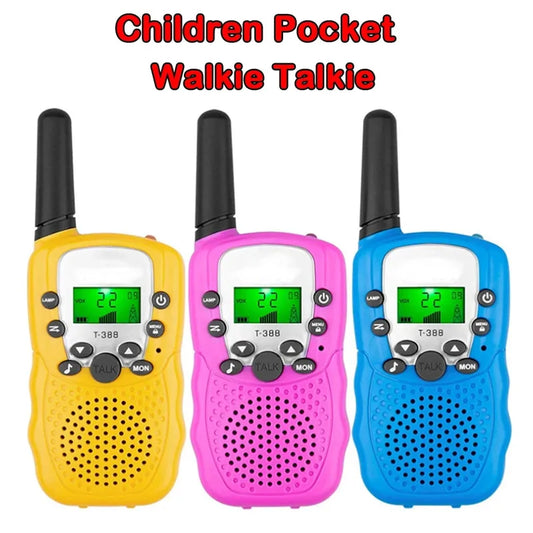 🎁📻 2τμχ Mini Walkie Talkie για Παιδιά – 3 Miles Range, LCD, Φακός, 22 Κανάλια 🎮✨