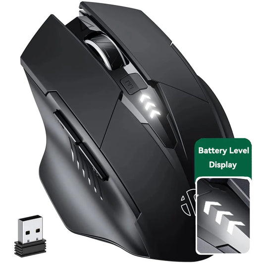 🖱️ INPHIC Tri-Mode Bluetooth & Wireless Mouse – Rechargeable, Silent, Multi-Device ✅ Επαναφορτιζόμενο Ποντίκι 3 σε 1 – Απόλυτη Ελευθερία σε Laptop, Tablet, Smartphone & Desktop!