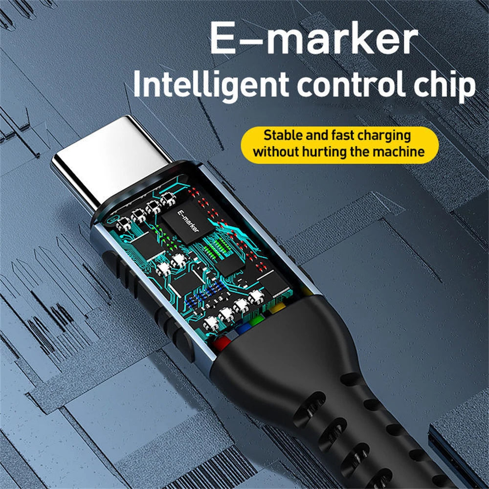 USB-C σε USB-C Καλώδιο Φόρτισης PD 100W (5A) – Ultra Fast Charge για Laptop & Smartphone