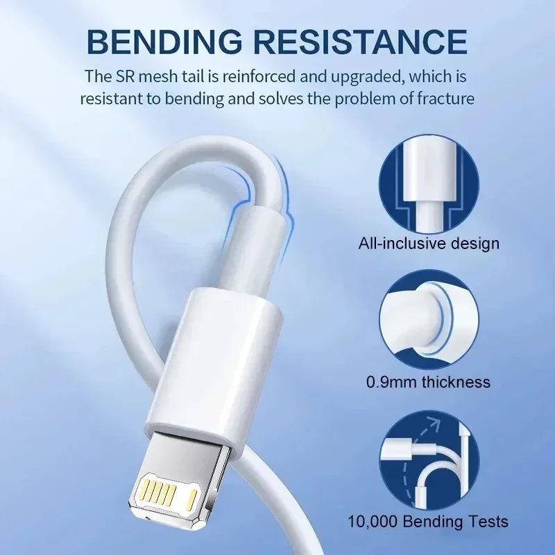 ⚡ PD 35W Fast Quick Charger USB-C Cable – Για iPhone 15/14/13/12/11 & Pro Max / Mini / Plus / XR / XS