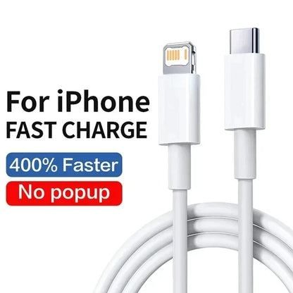 ⚡🔌 20W PD USB-C to Lightning Fast Charger – Ταχύτατο Καλώδιο Φόρτισης & Data Sync 🎯