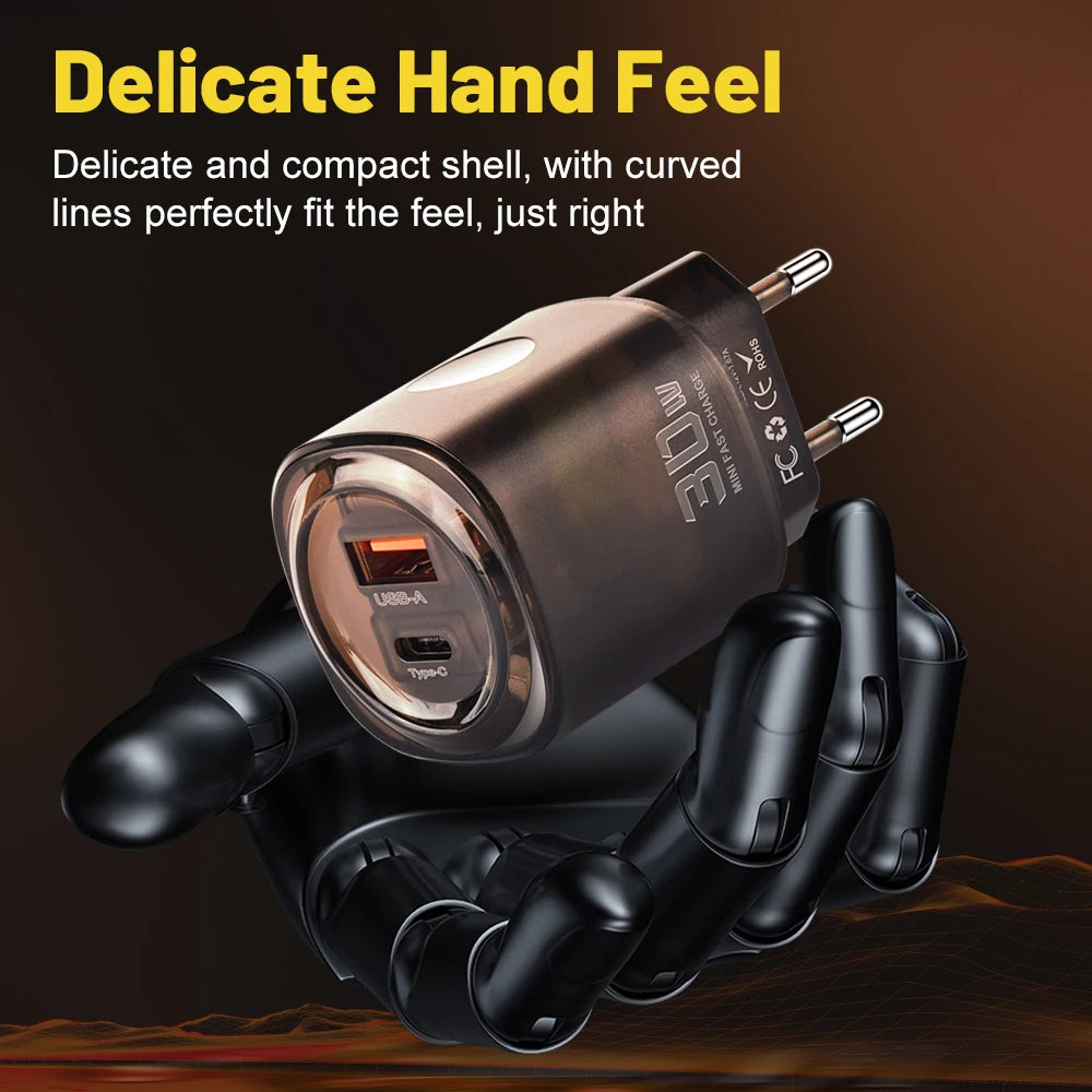 ⚡🔌 GUSEYEE 2 in 1 USB PD Charger 🚀📱 (20W Quick Charge)