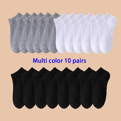🧦✨ Unisex Boat Socks – Άνεση & Φρεσκάδα σε Κάθε Βήμα! ✨🧦 10/20 Ζευγάρια | Casual Low-Cut | Breathable & Anti-Odor