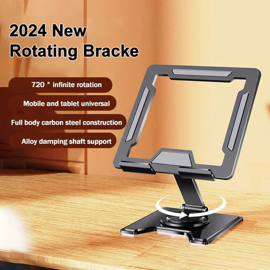 📱🔄 360° Rotatable Tablet Stand – Ρυθμιζόμενη & Αναδιπλούμενη Βάση iPad & Tablet 🎯
