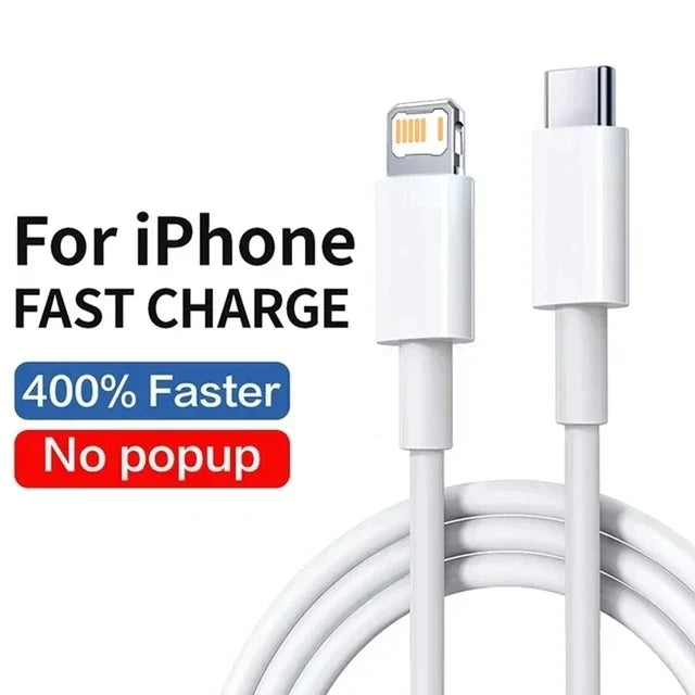 🔌⚡ PD 35W USB-C Καλώδιο Φόρτισης – Fast Charging για iPhone 14/13/12/11/XS/XR/8/7 📱✨