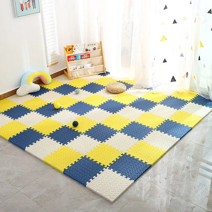 🧩🍼 Baby Foam Play Mat 🚀 (12τμχ Puzzle Carpet – 30x30x1cm)