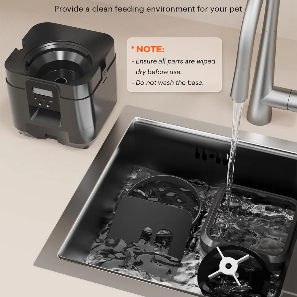 🐾 Smart Pet Feeder – Αυτόματη Ταΐστρα για Γάτες & Σκύλους με Χρονοδιακόπτη & WiFi