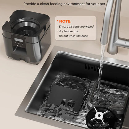 🐾 Smart Pet Feeder – Αυτόματη Ταΐστρα για Γάτες & Σκύλους με Χρονοδιακόπτη & WiFi
