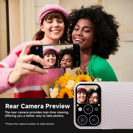 📱 Smart Phone Case με Οθόνη 1.83’’ – Selfie Preview & Smart Notifications για iPhone