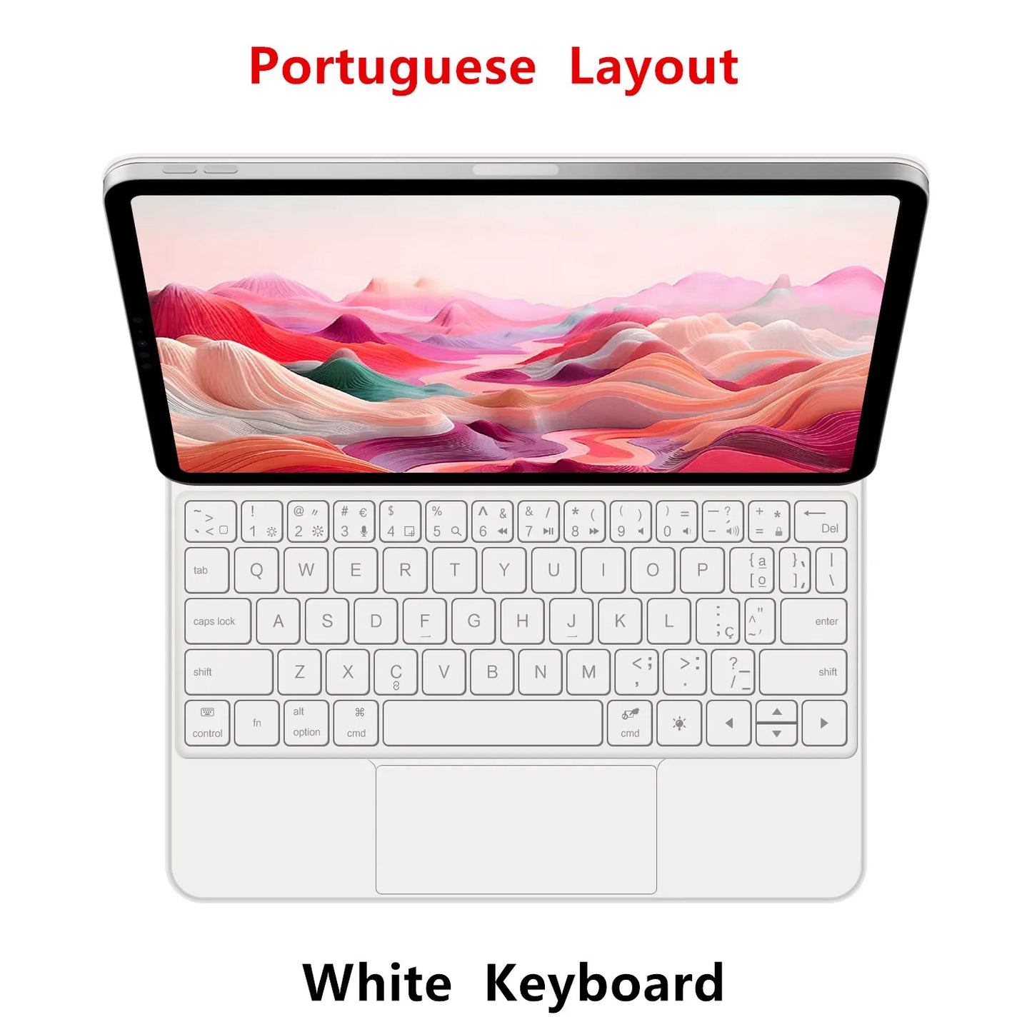 💻✨ Magic Keyboard Case με Backlight & Touchpad για iPad 10th & iPad A16 11th Gen (2025) ✨📱
