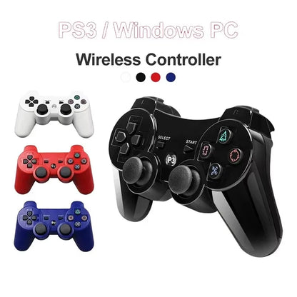 🎮 Bluetooth Ασύρματο Controller για PS3 & PC | Gamepad με Δόνηση, Επαναφορτιζόμενη Μπαταρία & Εργονομικό Σχεδιασμό