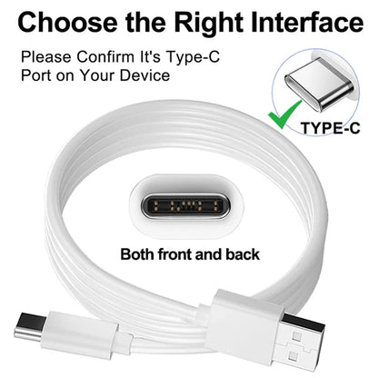 🔌 USB-A σε Type-C Καλώδιο – 3A Fast Charging & Data Transfer Γρήγορη φόρτιση και αξιόπιστη μεταφορά δεδομένων για όλες τις Type-C συσκευές σου! ⚡📲