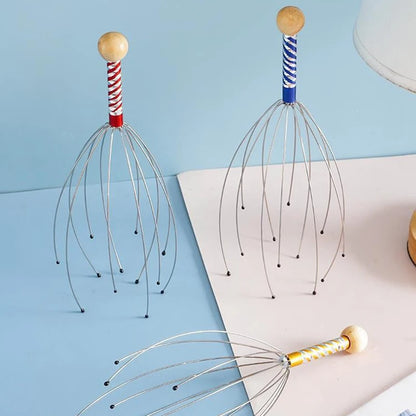💆‍♂️🐙 Octopus Head Massager – Σκρατσαριστήρι Κεφαλής για Απόλυτη Χαλάρωση & Ανακούφιση