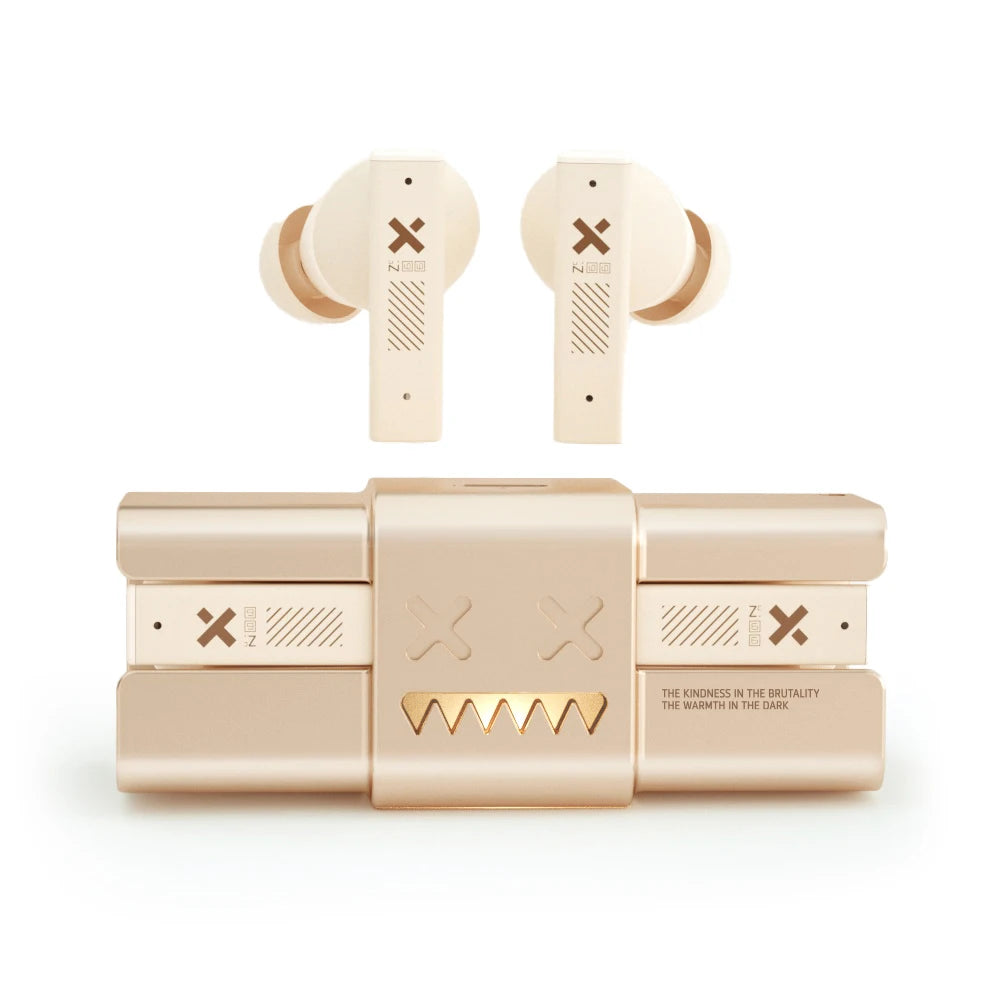 🎧 Zombiescat B10 – -45dB ANC Earbuds with RGB Light & Necklace Design