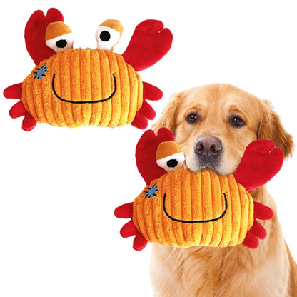 Ocean Series Plush Dog Toys 🐶🌊 | Soft & Squeaky 🔊🧸 | For Small & Medium Breeds 🐾 | Cute Puppy Play Set ✅