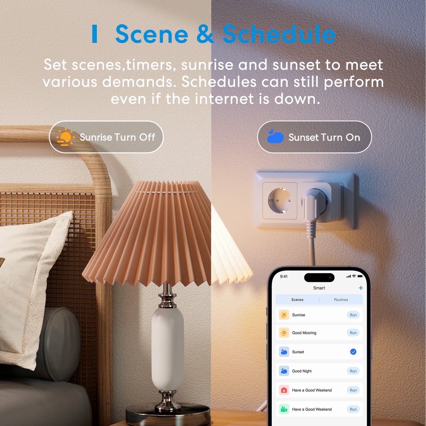 Meross Smart WiFi Plug με Energy Monitor – 16A | Apple HomeKit • Alexa • Google • SmartThings