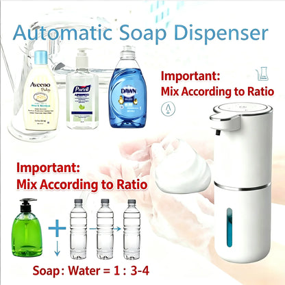 🧼 Automatic Touchless Soap Dispenser – Αυτόματος Dispenser Σαπουνιού με Αισθητήρα Υπερύθρων & USB Φόρτιση