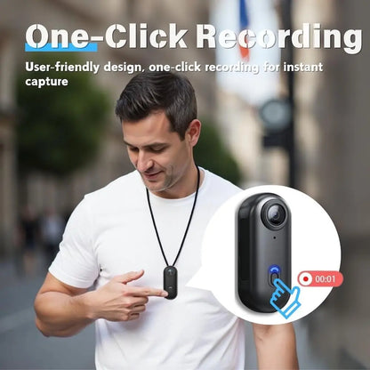 Mini Vlog / Action Camera 4K HD με Wi-Fi – Ultra Compact Body Cam για Sports, Travel & POV
