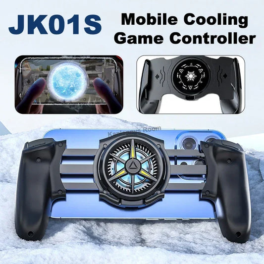 🎮❄️ JK01S Gamepad + Cooler – 2 σε 1 για απόλυτο mobile gaming! Παίξε χωρίς υπερθέρμανση, χωρίς καθυστερήσεις και με απόλυτο έλεγχο! Για Android & iOS! 📱🔥