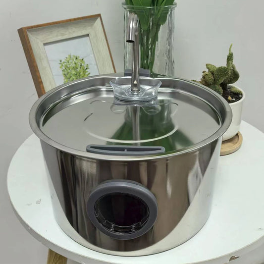 🐱💧 3.2L Cat Automatic Water Dispenser 🚀 (Με Ανοξείδωτο Μπολ & Παράθυρο Νερού)