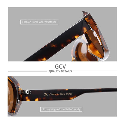 😎 Γυναικεία Γυαλιά Ηλίου GCV Acetate Cat Eye – Polarized UV400 | Πολυτελής Σχεδιασμός & Υψηλής Ποιότητας Υλικά
