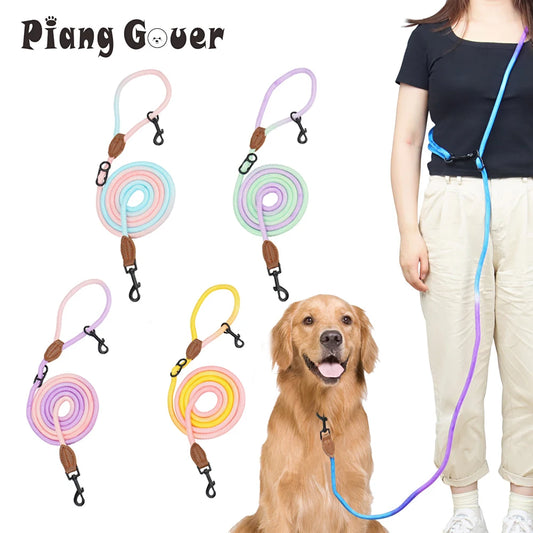 🐶🐶 Double Head Dog Leash – Χιαστί Οδηγός Βόλτας για 2 Κατοικίδια 🐕🐈 Βόλτες χωρίς μπλέξιμο – έλεγξε δύο κατοικίδια με ένα λουρί!