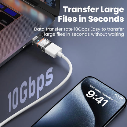 Olaf 120W USB-A Type-C OTG Adapter (USB 3.2) – Ταχεία Φόρτιση & Μεταφορά Δεδομένων
