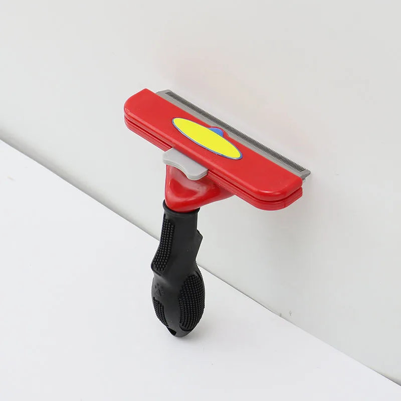 🐾 Βούρτσα Περιποίησης & Αφαίρεσης Τριχών – Cat & Dog Grooming Brush | Εργαλείο Καθαρισμού για Γάτες & Σκύλους