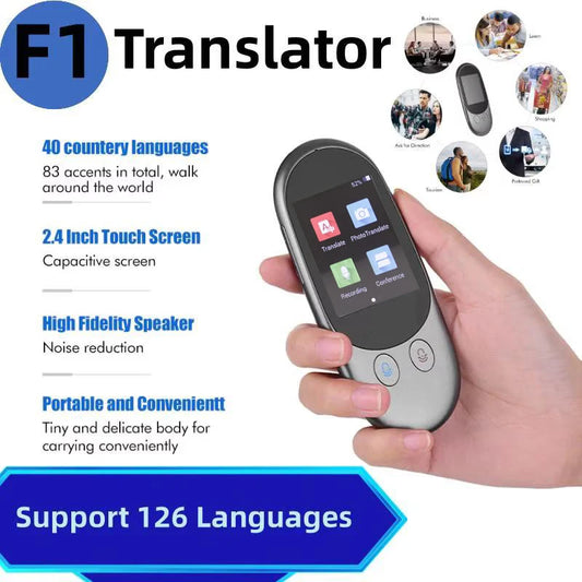 🌍 F1 Translator Instant Voice Traductor – 126 Γλώσσες & Offline Λειτουργία + Κάμερα