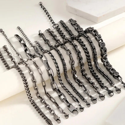 ⛓️ Vintage Byzantine Chain Bracelet – Ανδρικό Βραχιόλι από Ανοξείδωτο Ατσάλι | Retro Πλεκτό Design για Μοντέρνους & Κλασικούς Άνδρες