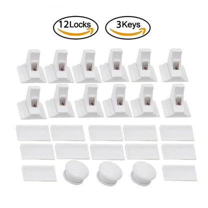 🍼🔒 Baby Proofing Magnetic Drawer Locks 🚀 (Χωρίς Τρυπάνι – Ασφάλεια για Παιδιά)