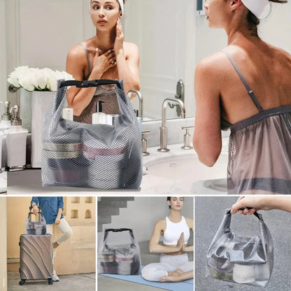 👜💦 Αδιάβροχη Τσάντα Αποθήκευσης – Μεγάλη Χωρητικότητα, Ιδανική για Γυμναστήριο, Κολύμβηση & Ταξίδια ✨